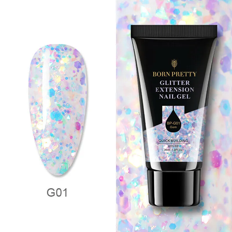 10pc PolyGel Kits [11 Natural/Glitter options]