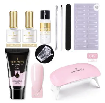10pc PolyGel Kits [11 Natural/Glitter options]