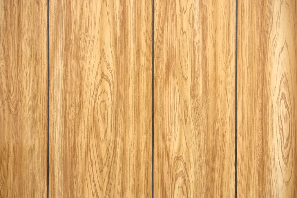 1970s Faux Wood Grain Vintage Wallpaper