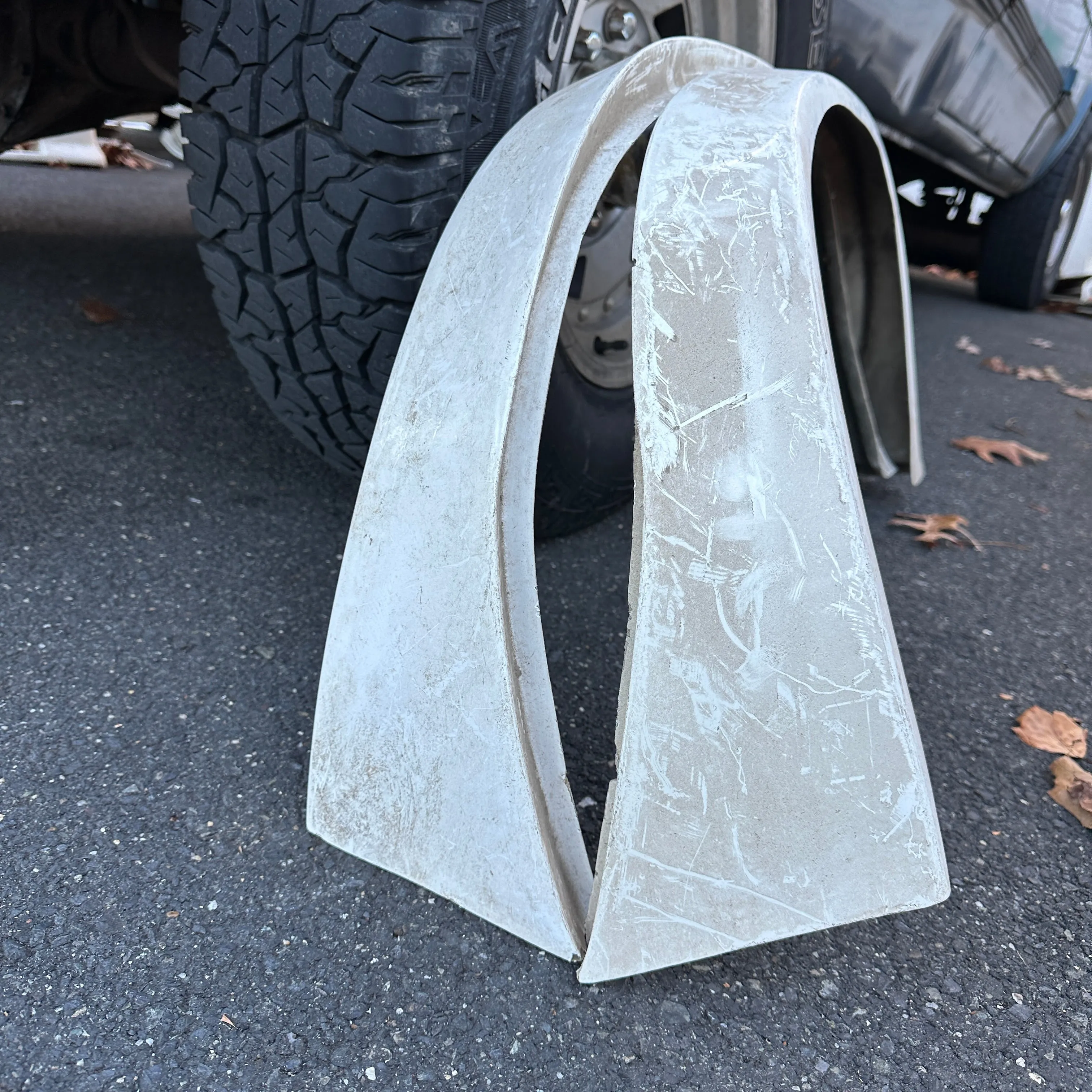 75-91 Ford Van - REAR Fender Flare pair