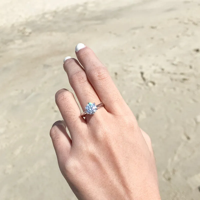 Ainuoshi Cut Moissanite Diamond  Ring