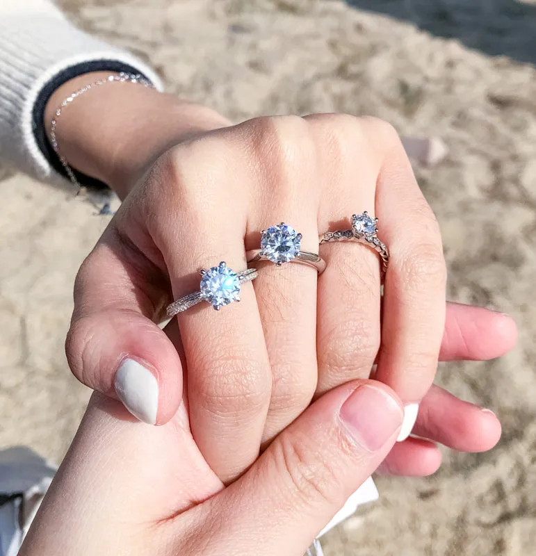 Ainuoshi Cut Moissanite Diamond  Ring