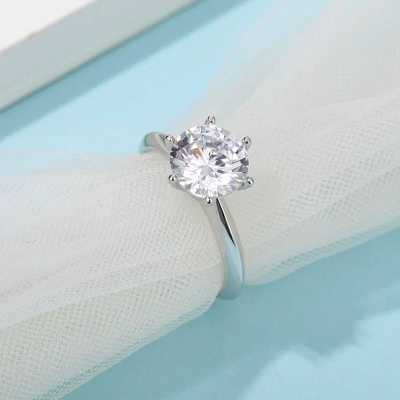Ainuoshi Cut Moissanite Diamond  Ring