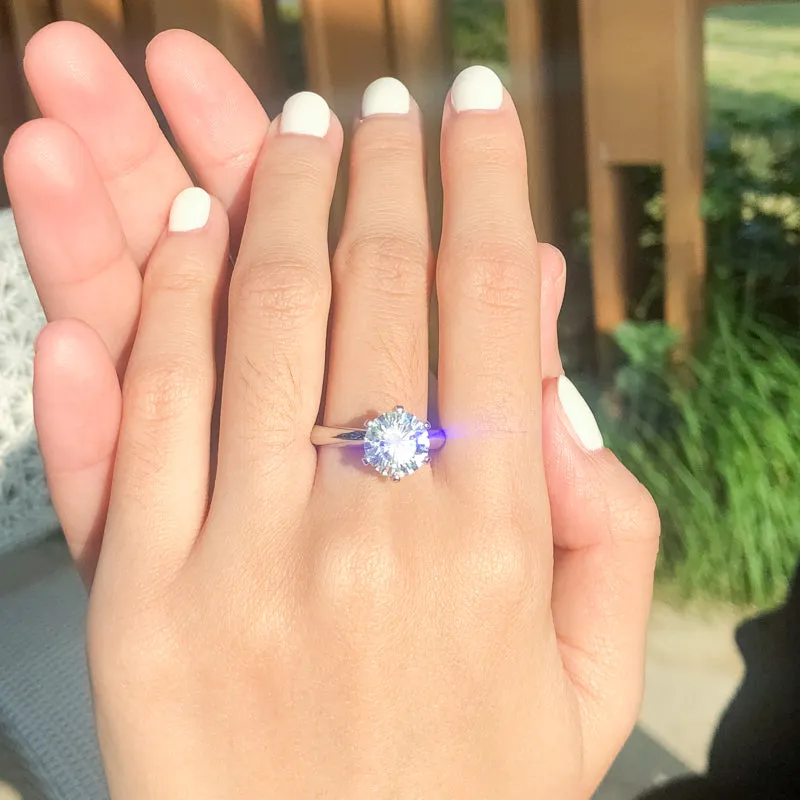 Ainuoshi Cut Moissanite Diamond  Ring
