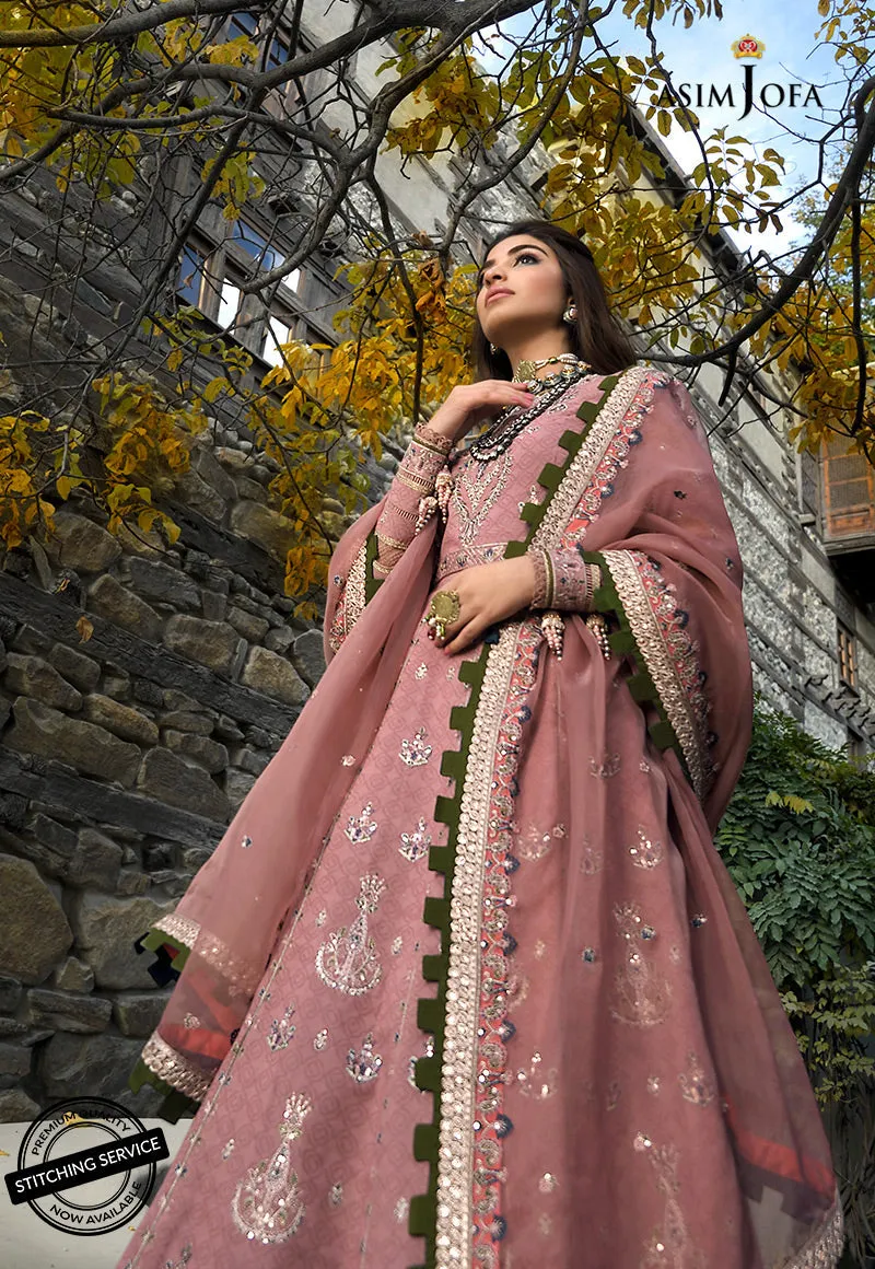 AJSL-9 | Asim Jofa Shehr-e-Yaar Luxury Lawn Collection 2022 | Unstitched Embroidered Lawn Suits