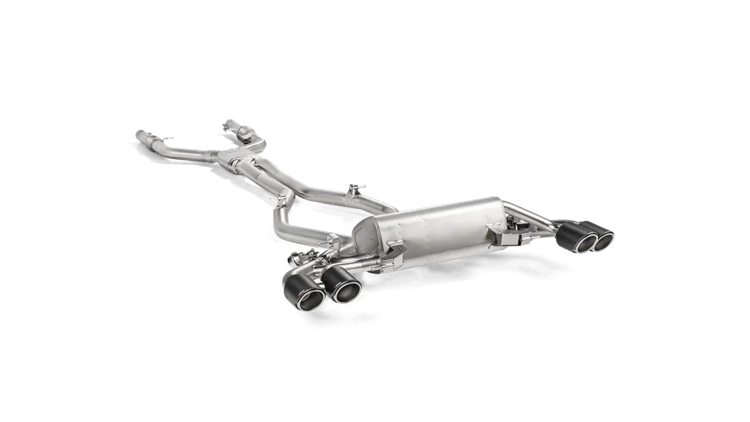 Akrapovic Alfa Romeo Giulia Quadrifoglio Evolution Exhaust System with Link Pipe Set  (Titanium)