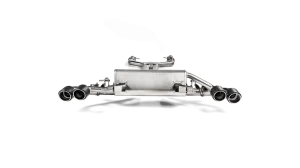 Akrapovic Alfa Romeo Giulia Quadrifoglio Evolution Exhaust System with Link Pipe Set  (Titanium)