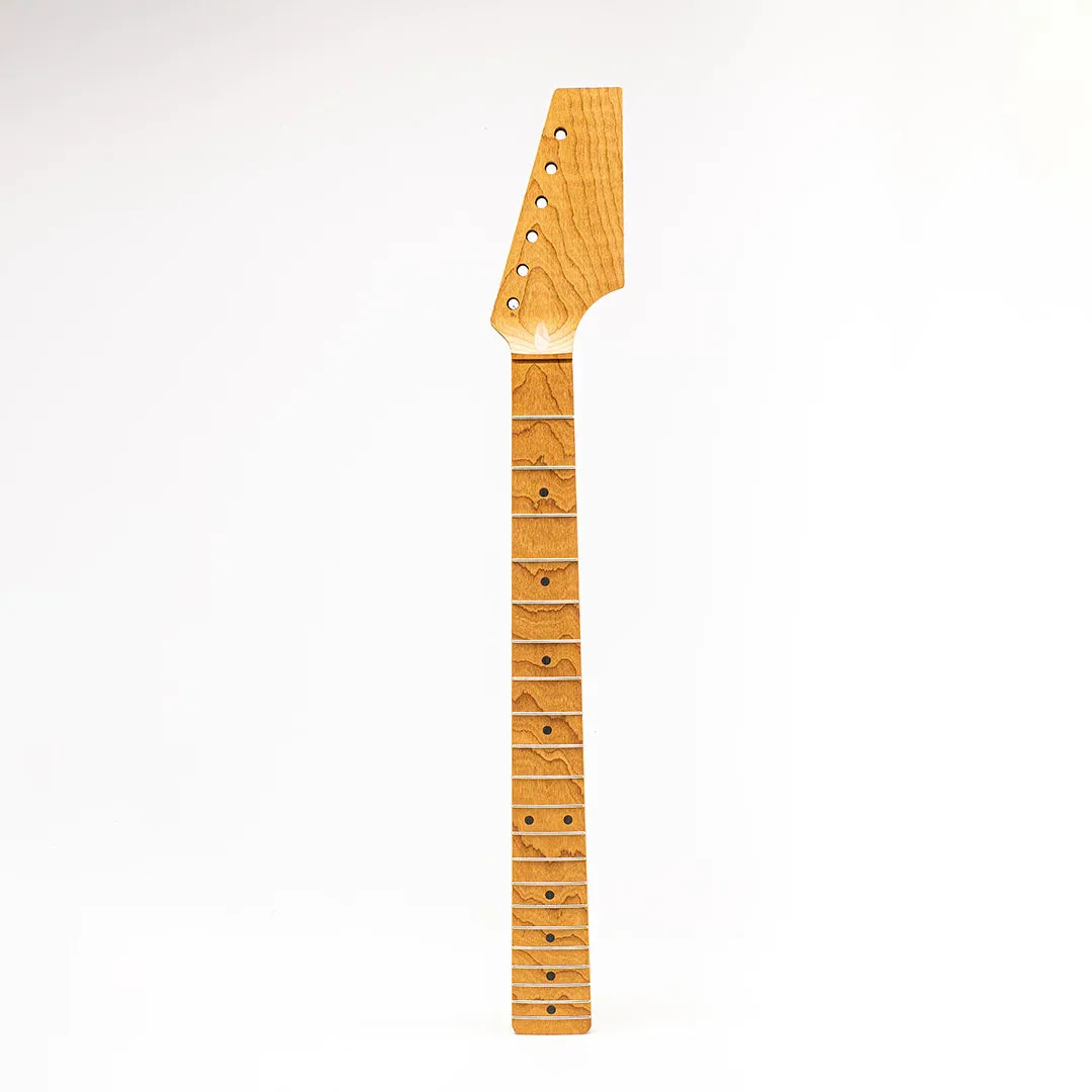 Allparts Select Half Paddle AAA  Roasted Flame Maple "VIN-MOD" Neck  - Unfinished