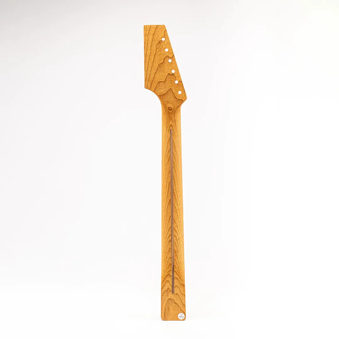 Allparts Select Half Paddle AAA  Roasted Flame Maple "VIN-MOD" Neck  - Unfinished