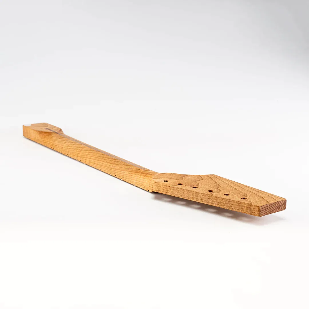 Allparts Select Half Paddle AAA  Roasted Flame Maple "VIN-MOD" Neck  - Unfinished