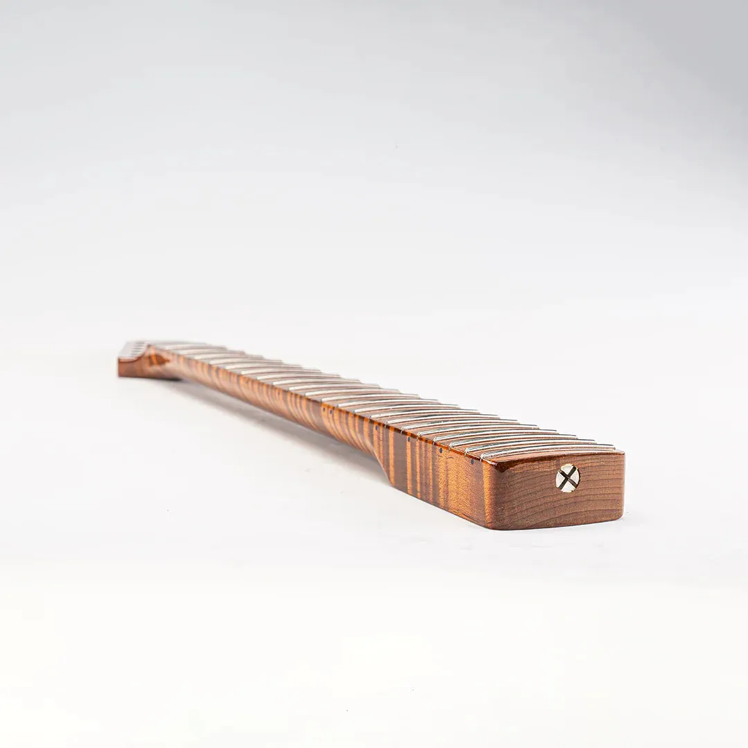Allparts Select "Licensed by Fender®" AAA  Roasted Flame Maple "VIN-MOD" Replacement Neck for Stratocaster® - Nitro Finish