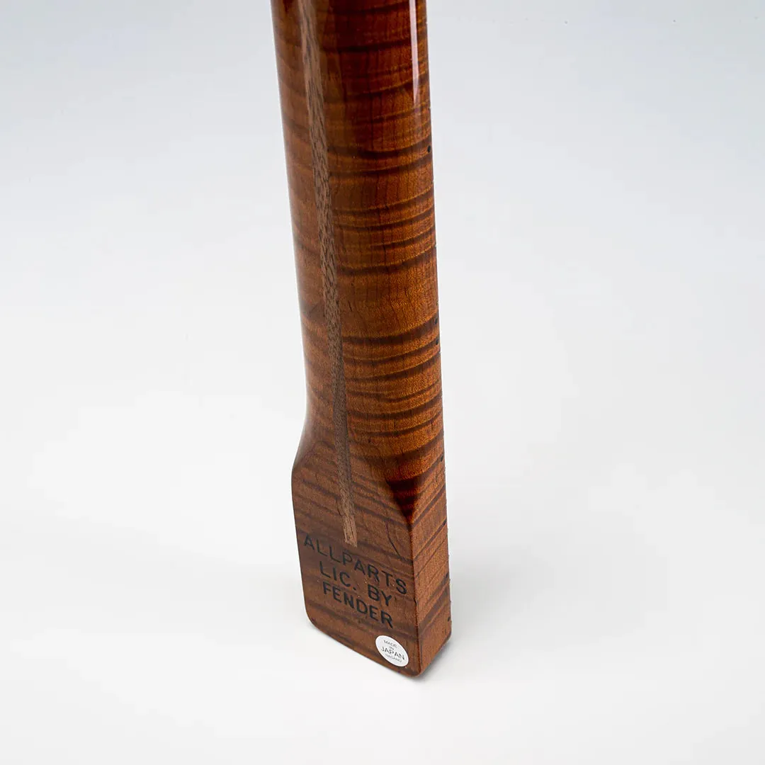 Allparts Select "Licensed by Fender®" AAA  Roasted Flame Maple "VIN-MOD" Replacement Neck for Stratocaster® - Nitro Finish