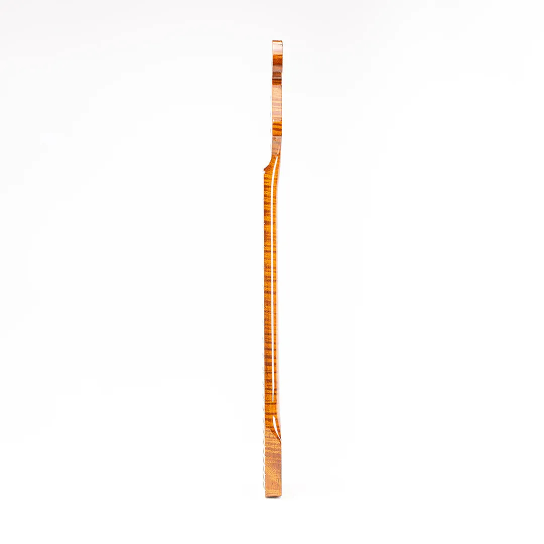 Allparts Select "Licensed by Fender®" AAA  Roasted Flame Maple "VIN-MOD" Replacement Neck for Stratocaster® - Nitro Finish