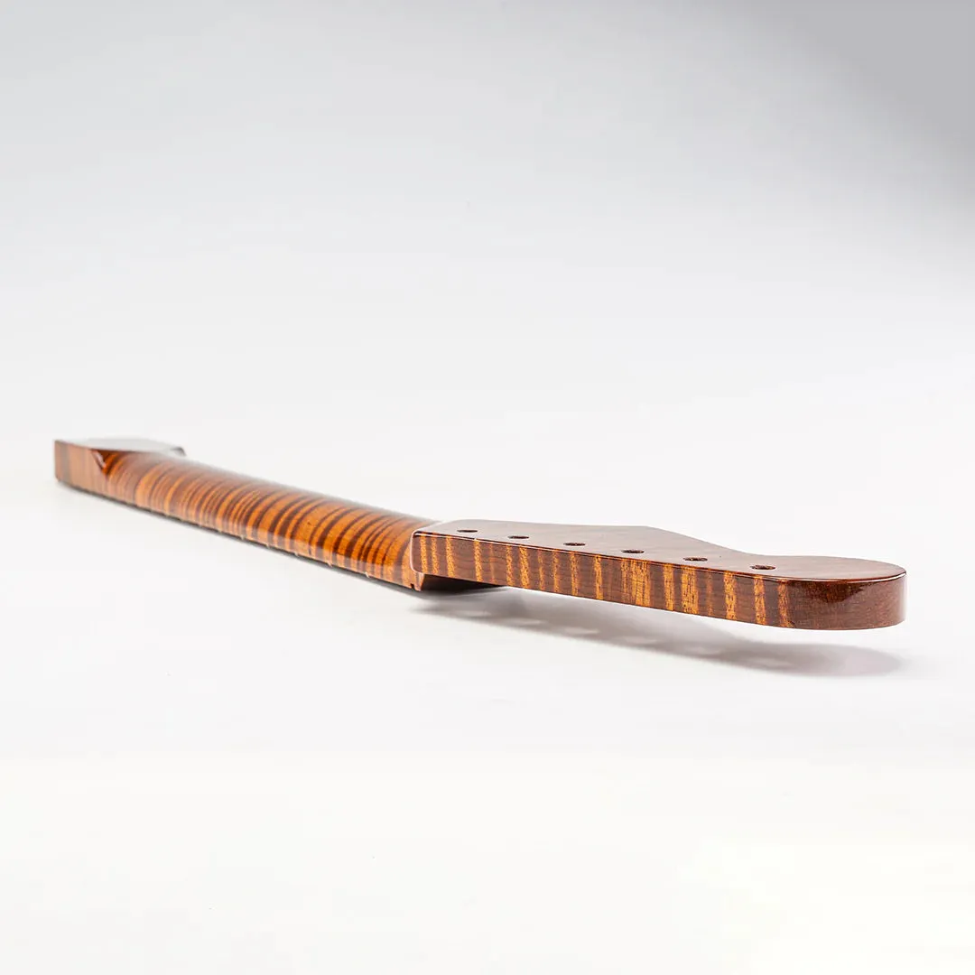 Allparts Select "Licensed by Fender®" AAA  Roasted Flame Maple "VIN-MOD" Replacement Neck for Stratocaster® - Nitro Finish