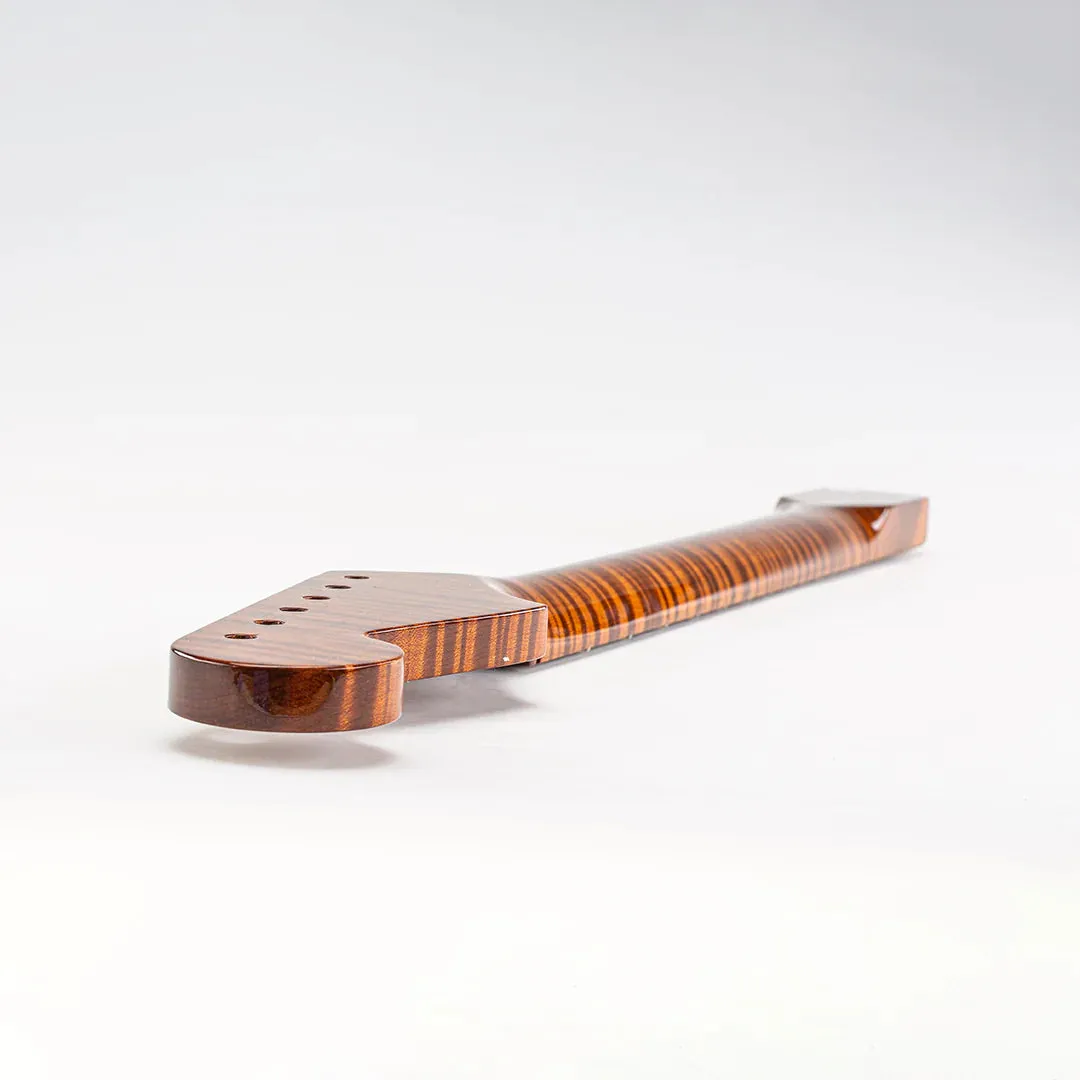 Allparts Select "Licensed by Fender®" AAA  Roasted Flame Maple "VIN-MOD" Replacement Neck for Stratocaster® - Nitro Finish