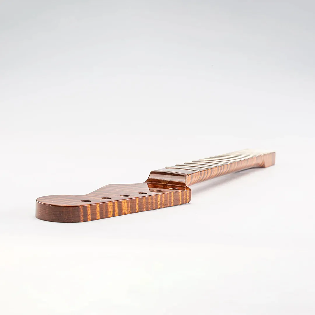 Allparts Select "Licensed by Fender®" AAA  Roasted Flame Maple "VIN-MOD" Replacement Neck for Stratocaster® - Nitro Finish