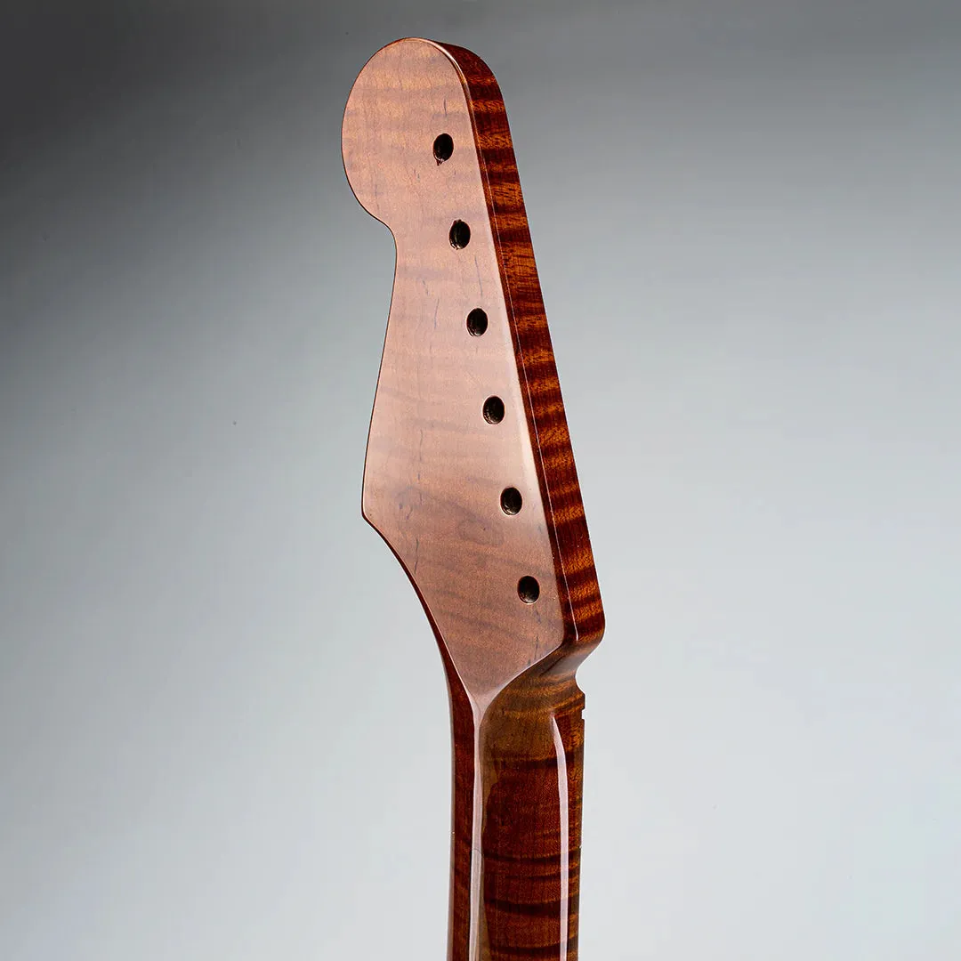 Allparts Select "Licensed by Fender®" AAA  Roasted Flame Maple "VIN-MOD" Replacement Neck for Stratocaster® - Nitro Finish