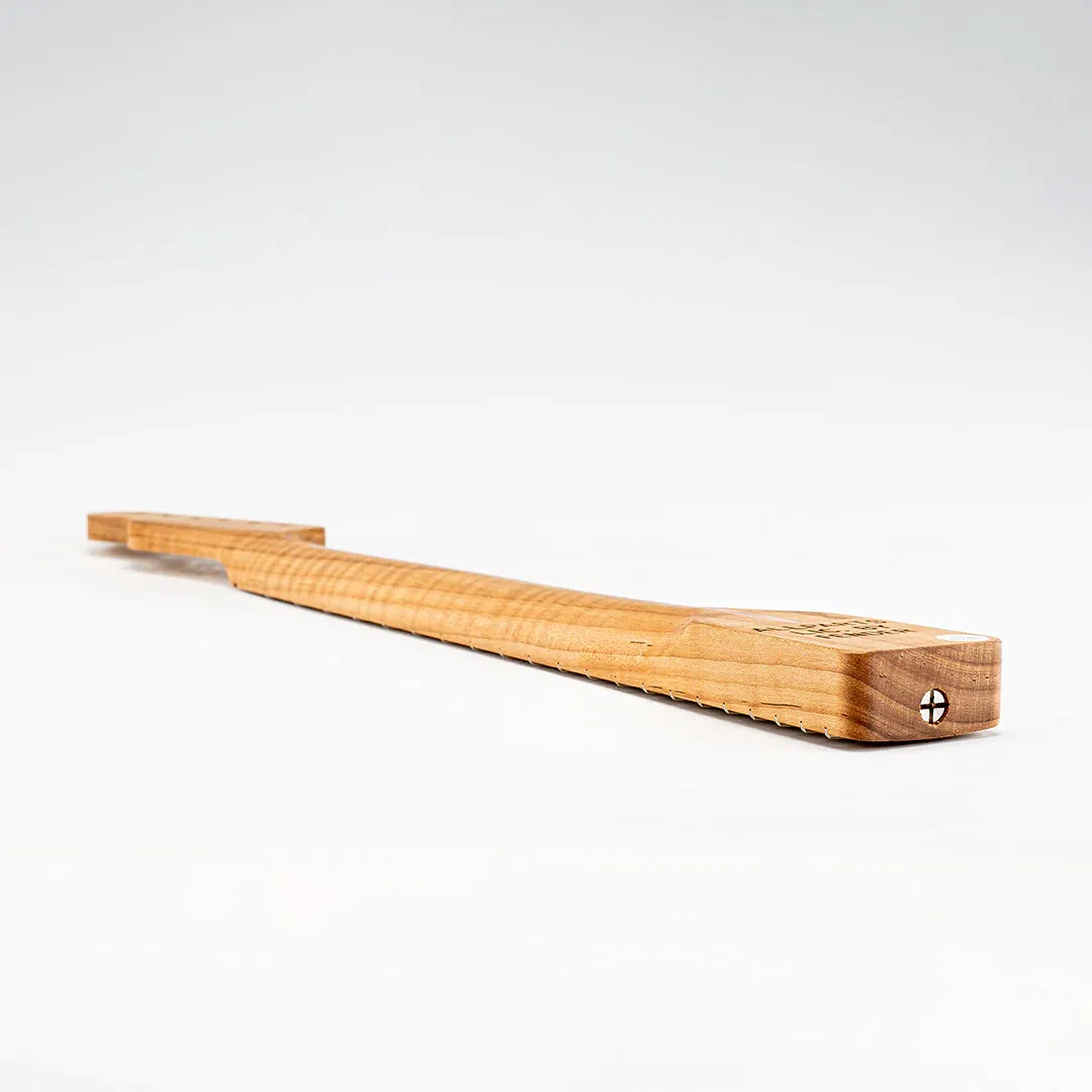 Allparts Select "Licensed by Fender®" AAA  Roasted Flame Maple "VIN-MOD" Replacement Neck for Telecaster® - Unfinished - Soft V Shape