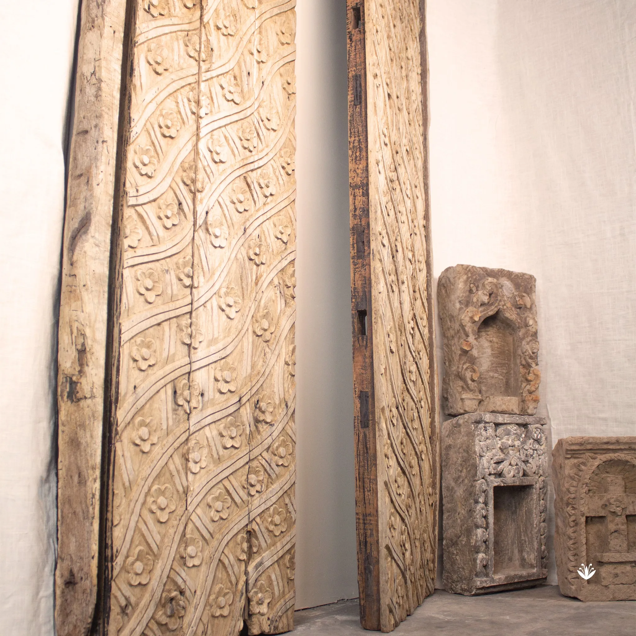 Antique Carved Wood Doors