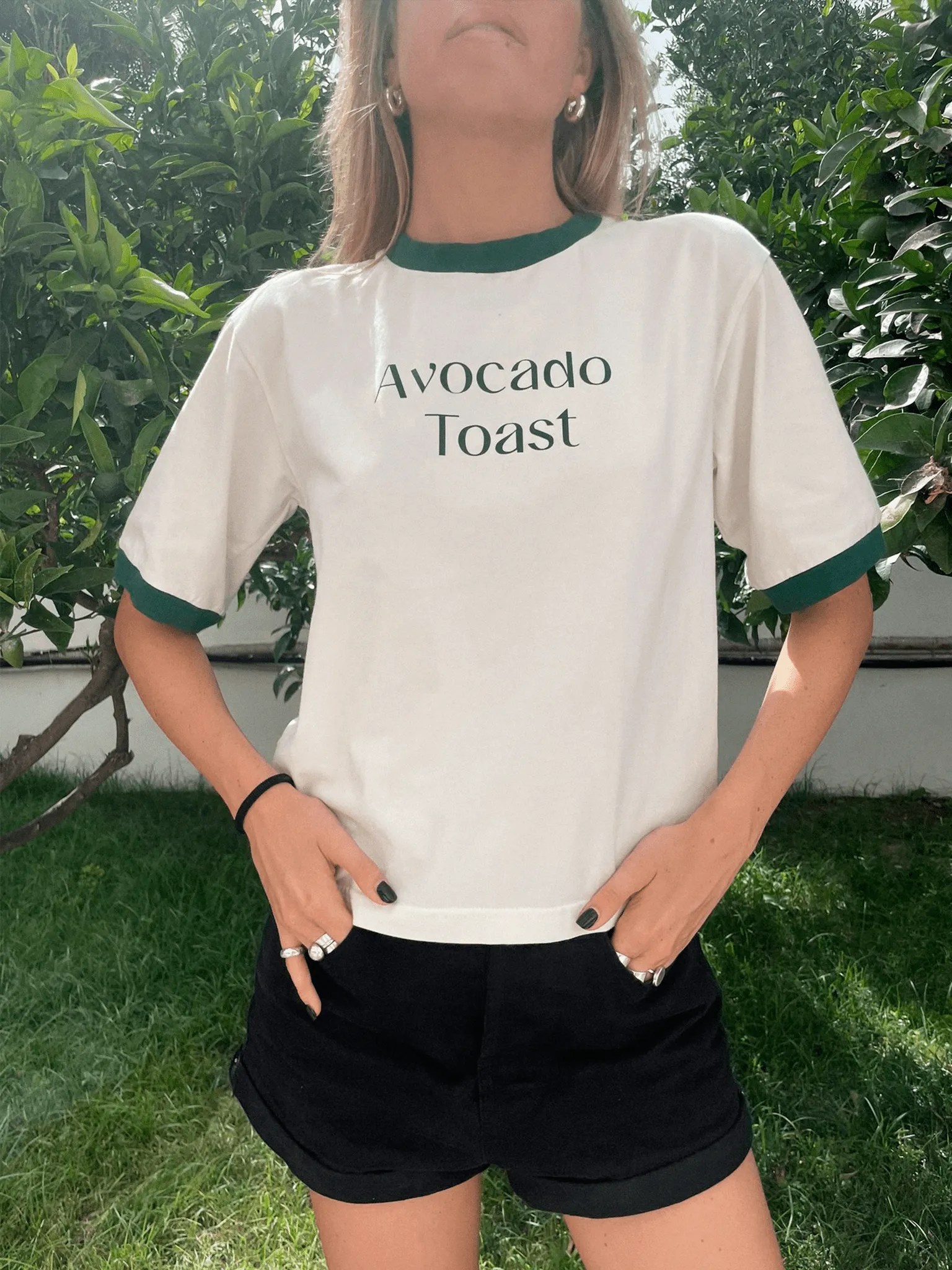 Avocado Toast Organic Cotton T-Shirt | Off-White