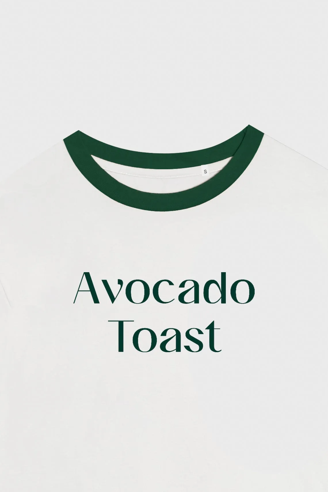 Avocado Toast Organic Cotton T-Shirt | Off-White
