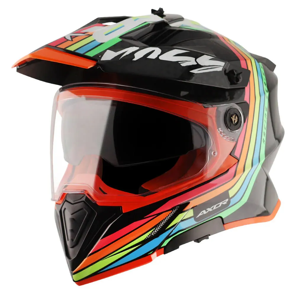 Axor X-Cross X2 Adventure Helmet Black / Grey Gloss