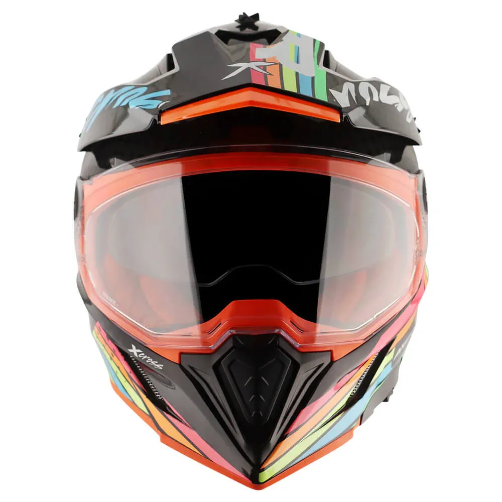 Axor X-Cross X2 Adventure Helmet Black / Grey Gloss