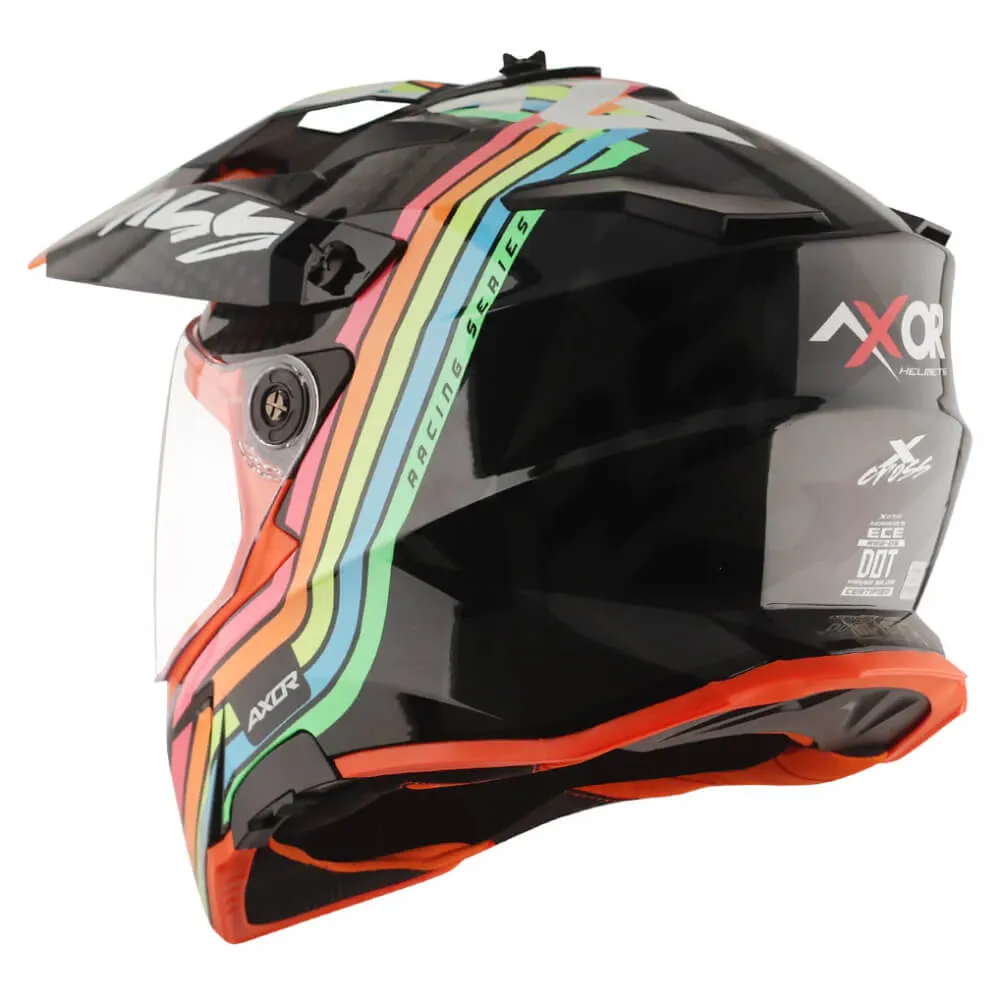 Axor X-Cross X2 Adventure Helmet Black / Grey Gloss