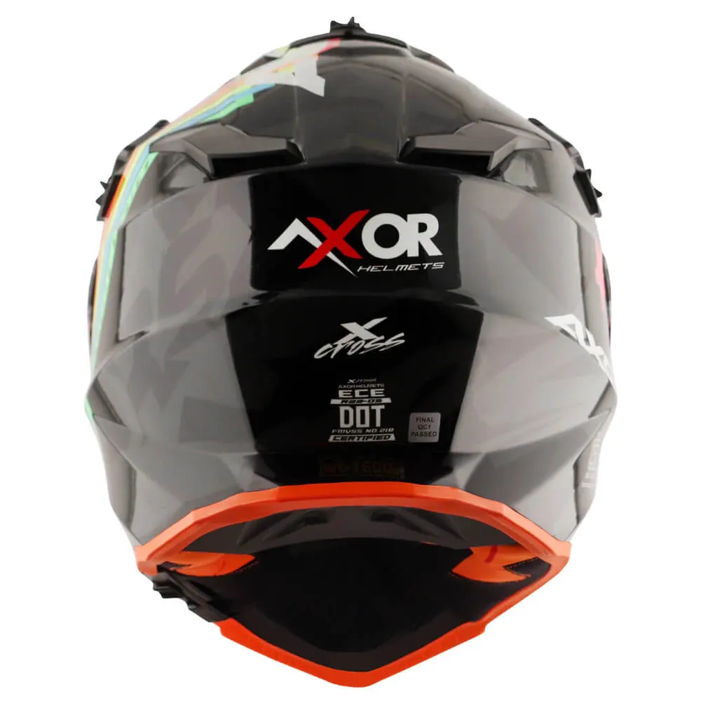 Axor X-Cross X2 Adventure Helmet Black / Grey Gloss