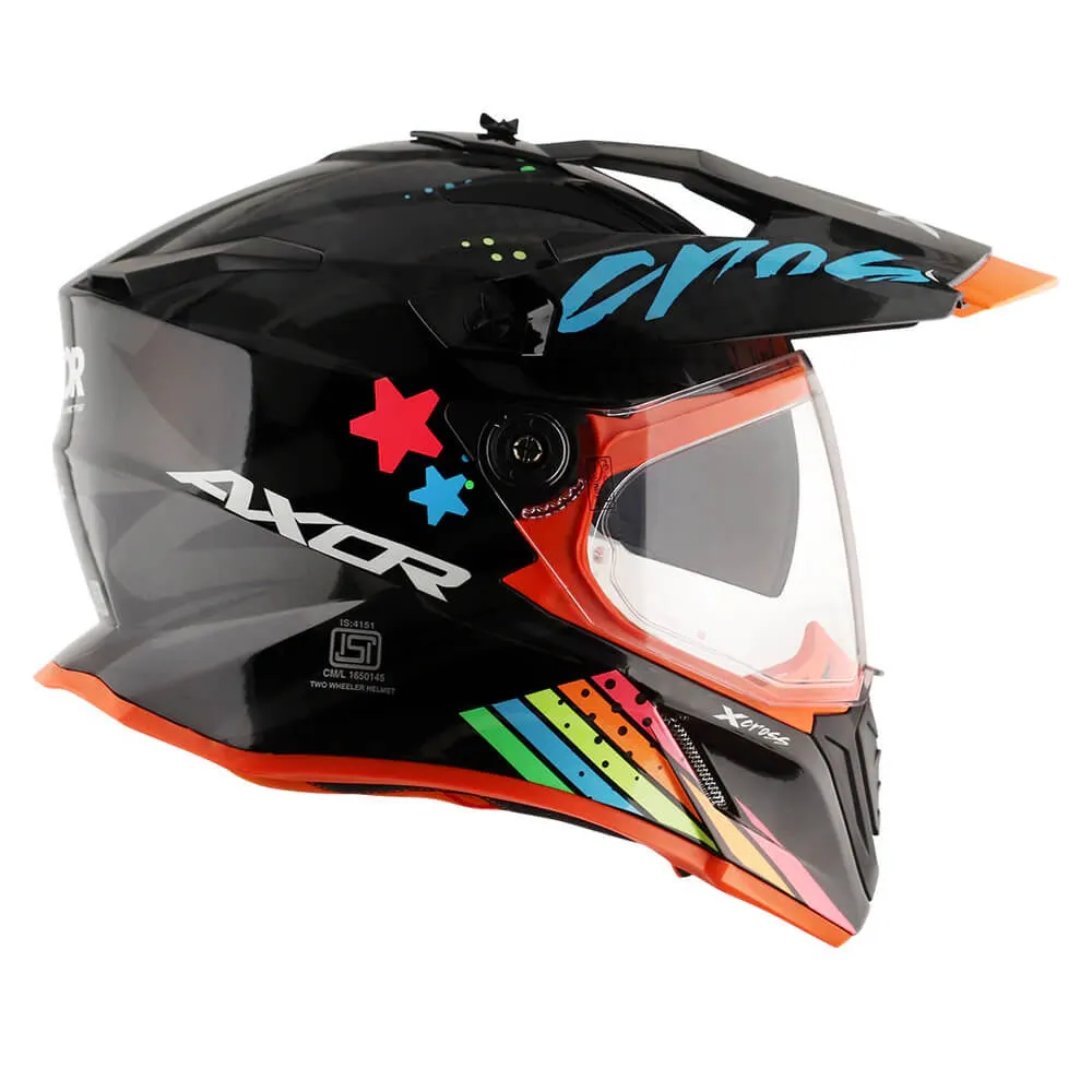 Axor X-Cross X2 Adventure Helmet Black / Grey Gloss