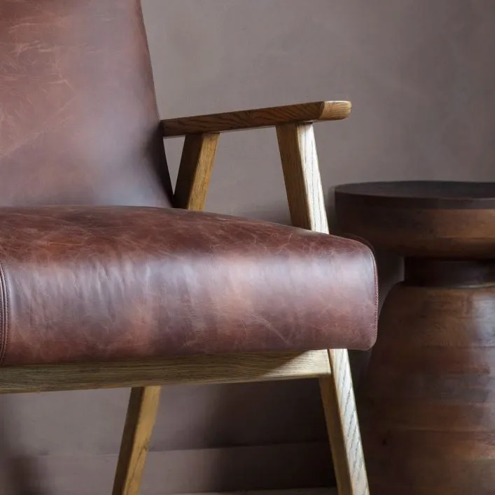 BARRET 2 Seat Vintage Leather Sofa
