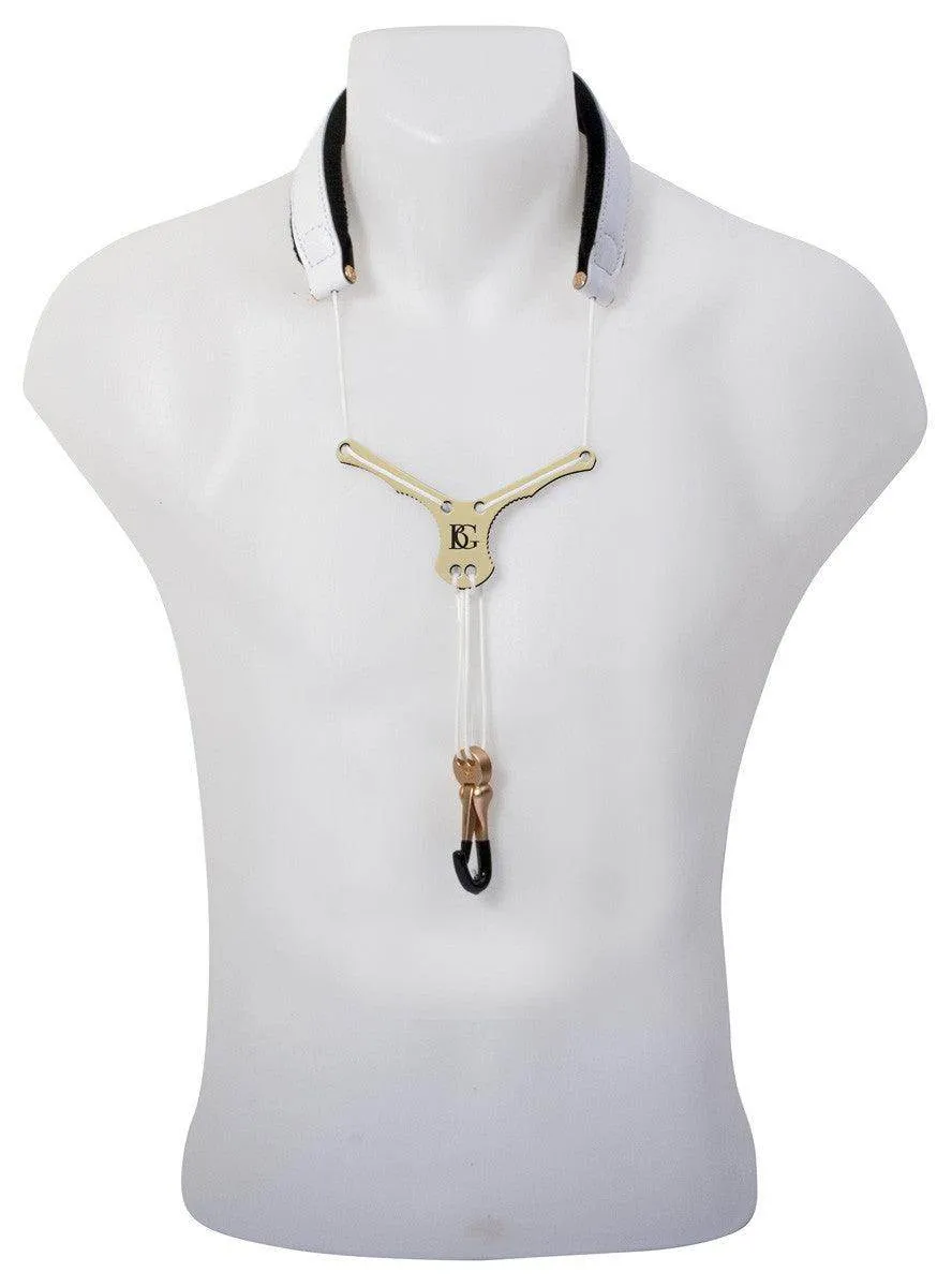 BG Saxophone Zen Extender Strap ~ White ~ Alto, Tenor Sax