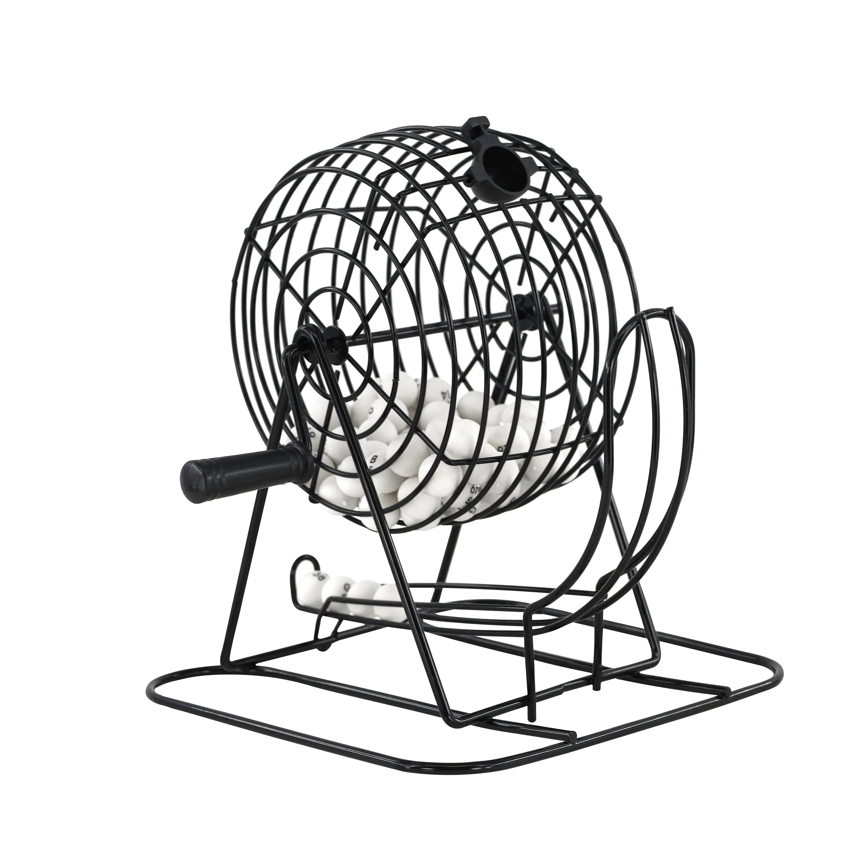 Bingo Lotto Set with Metal Cage