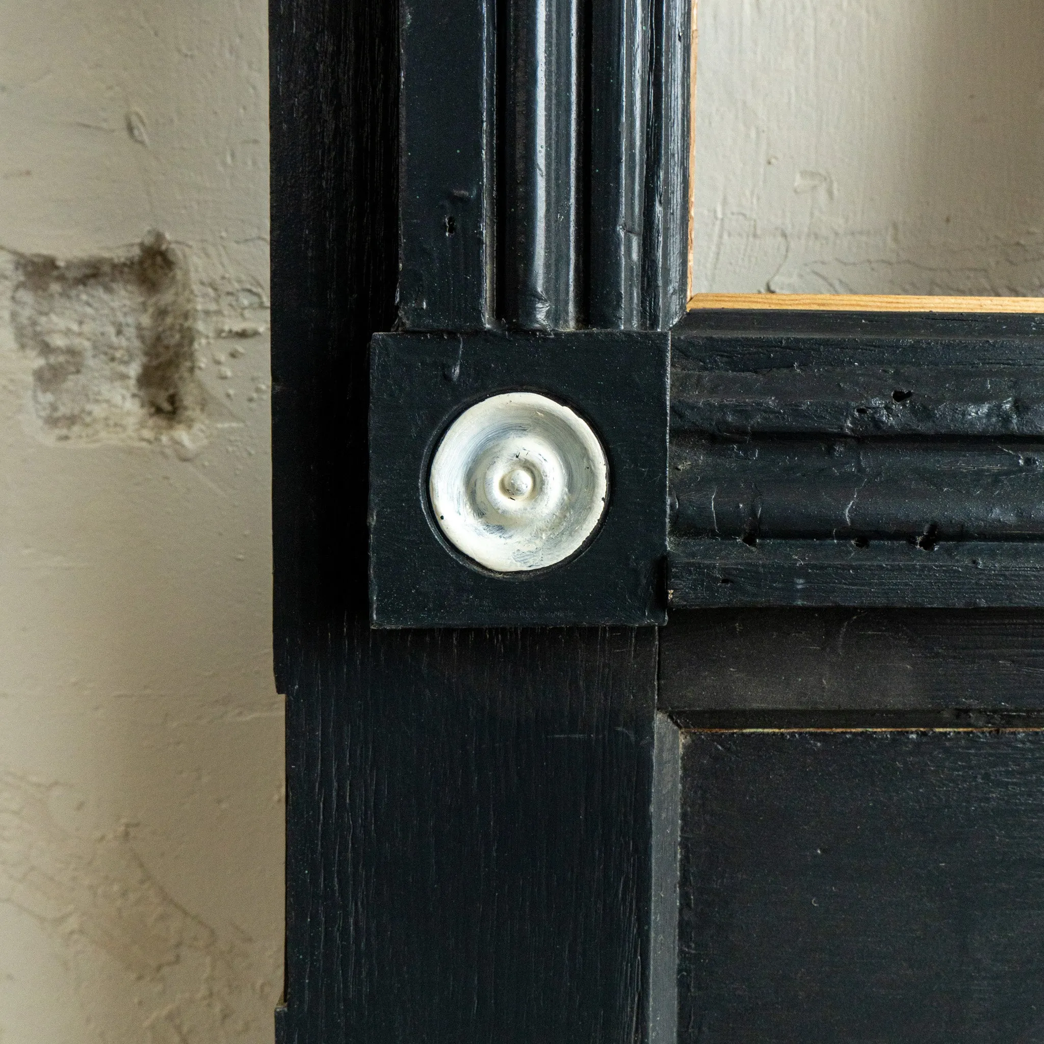 Blue Rosette Door