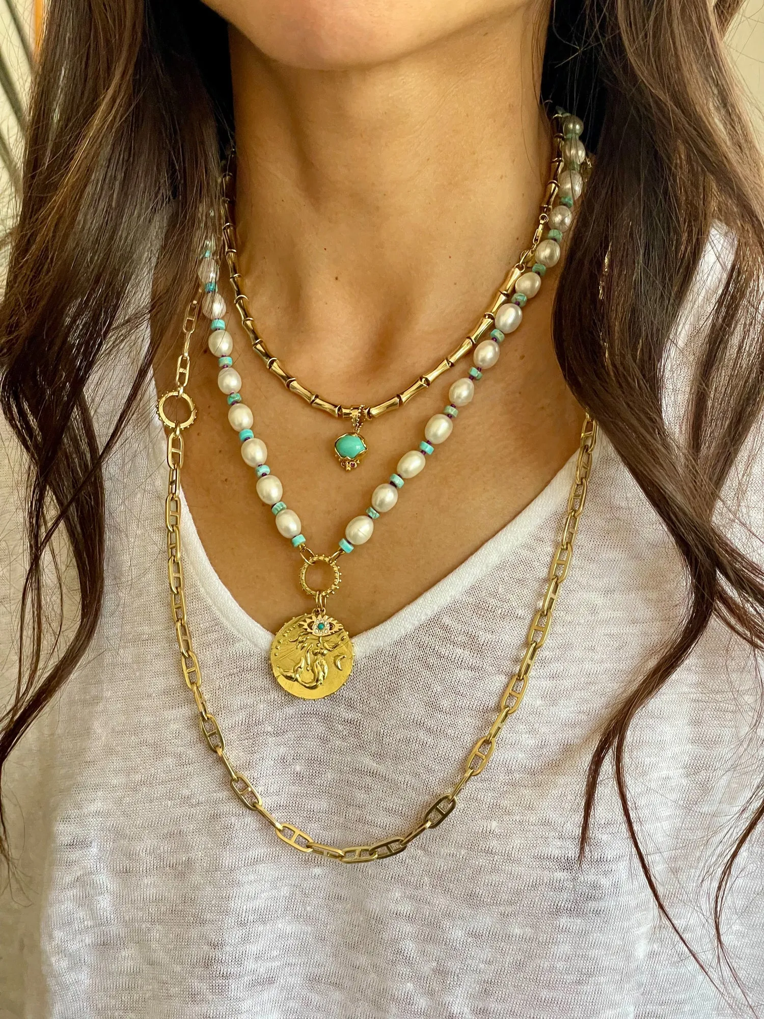 BOHEME BAMBOU GOLD CHAIN