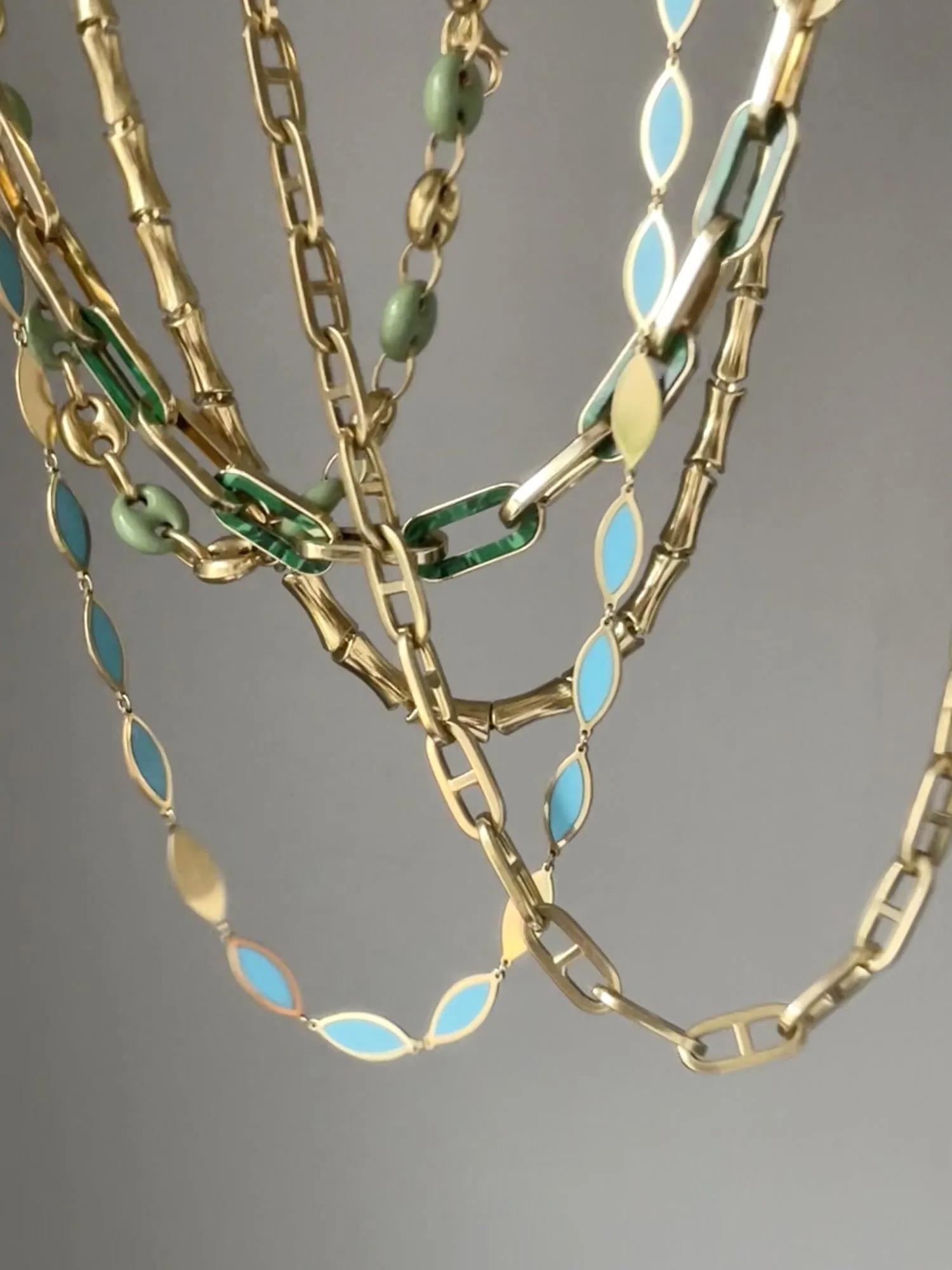 BOHEME BAMBOU GOLD CHAIN