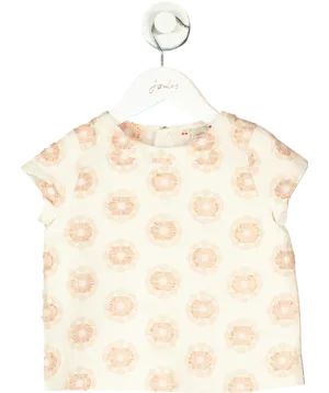 Bonpoint Pink Cotton Blend Rose Blouse 4 Years