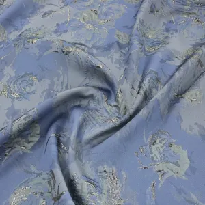 Brocade Fabric Grey & Slate 150 cm