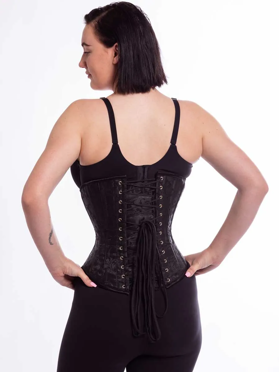 Brocade Romantic Curve Longline Underbust Corset : CS-345