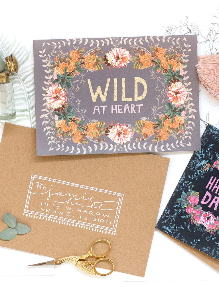 C23 - Greeting Card - Wild at Heart