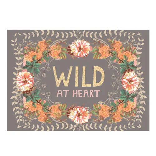 C23 - Greeting Card - Wild at Heart