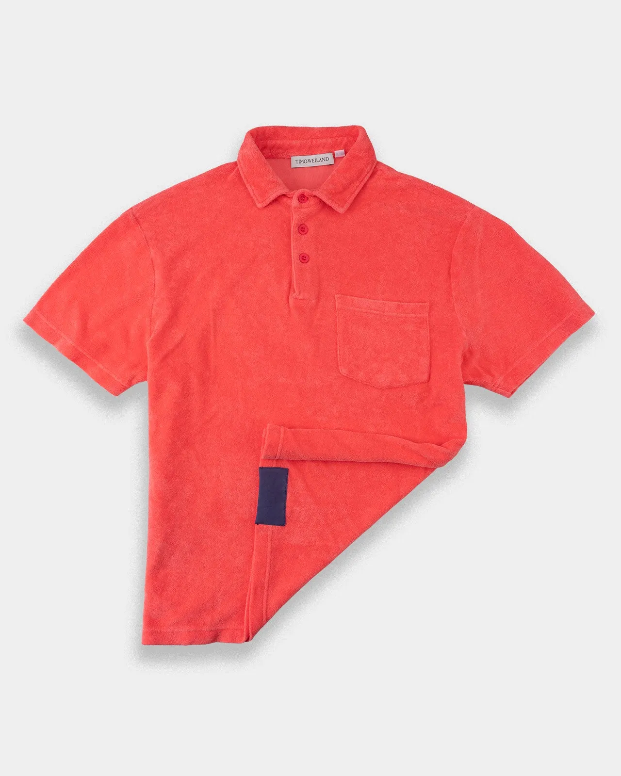 Calypso Coral Terry Polo (Sale)