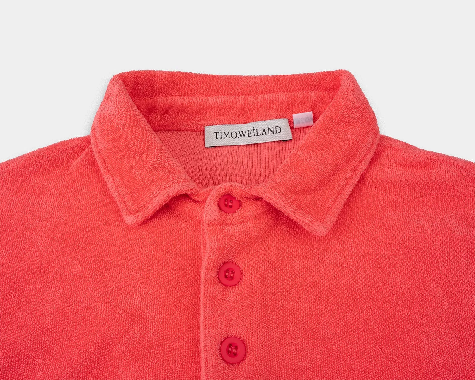 Calypso Coral Terry Polo (Sale)
