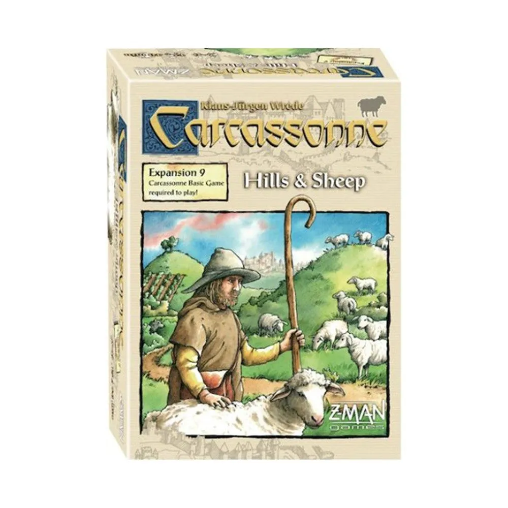 Carcassonne Exp 9: Hills & Sheep