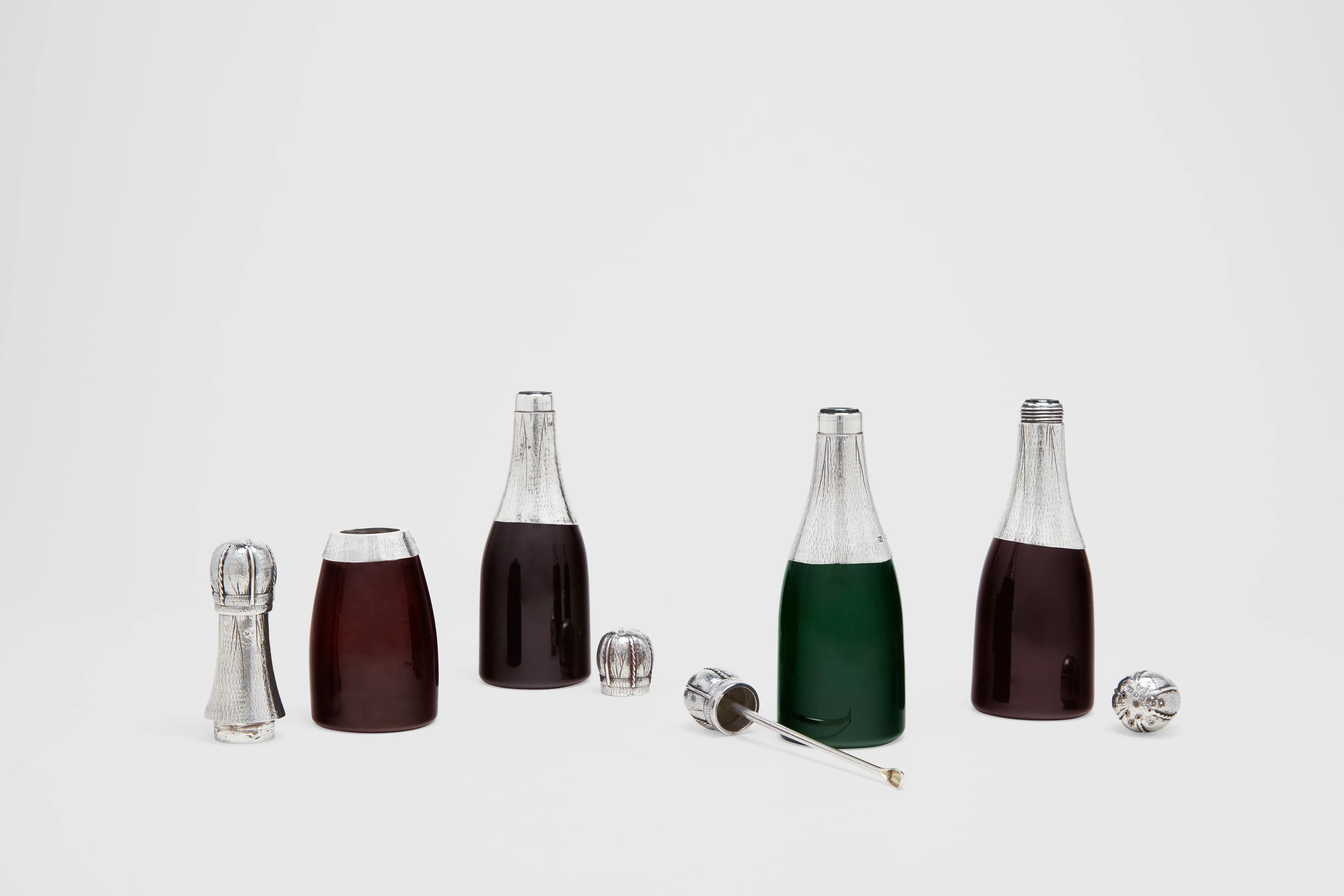 Champagne Bottle Cruet Set