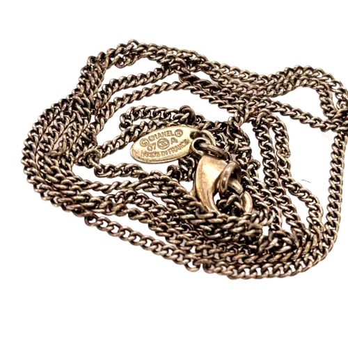 CHANEL - Gripoix Resin Flower Pendant Necklace - 07A 2007 Fall Collection