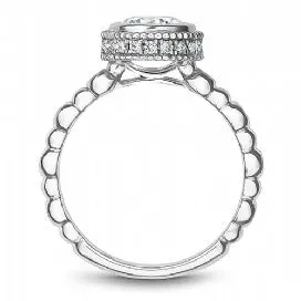 Channel Set Engagement Ring R019-01WM