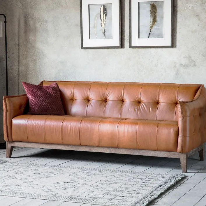 CHASE 3 Seat Vintage Leather Sofa