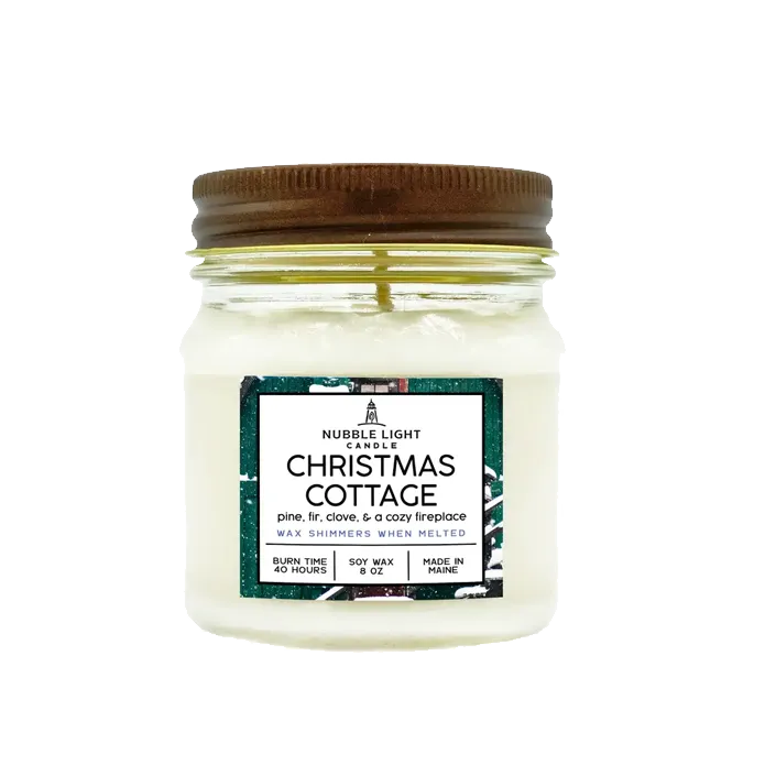 Christmas Cottage Soy Wax 8 oz Candle