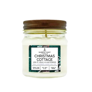 Christmas Cottage Soy Wax 8 oz Candle